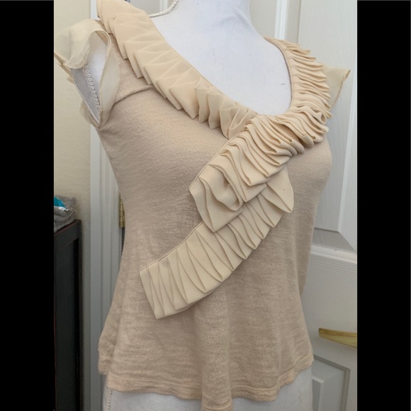 ANTHROPOLOGIE Deletta Top Sz XS - Picture 2 of 8